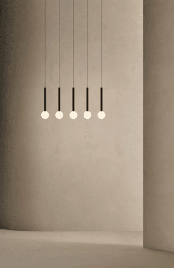 Candella Single LED Pendant - Recessed in Matte Satin Brass-img-7
