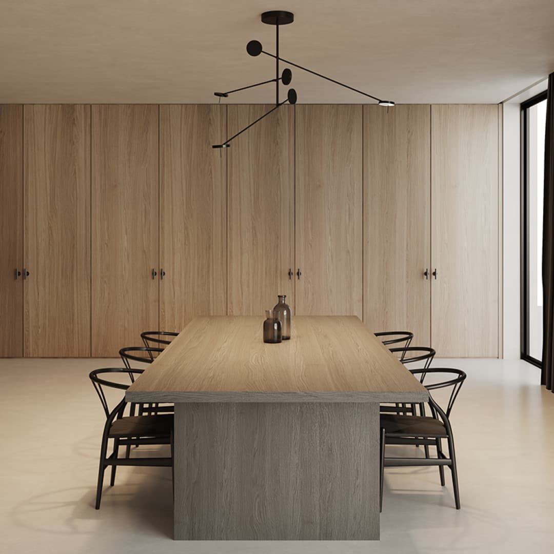 Rolla 3 Light Pendant in Matte Black-img-1