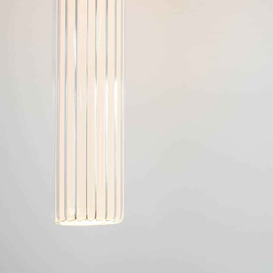 Soren Glass Pendant in Matte Gold-img-2