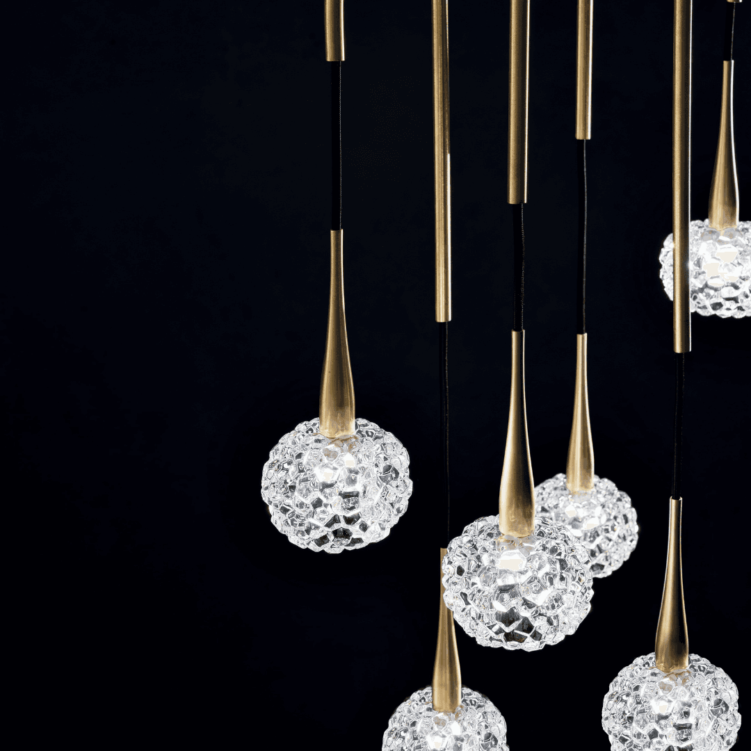 Chiara 6 Light Pendant in Brushed Gold-img-2