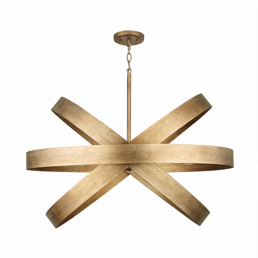 Austen 6 Light Pendant in Gold Lustre-img-4
