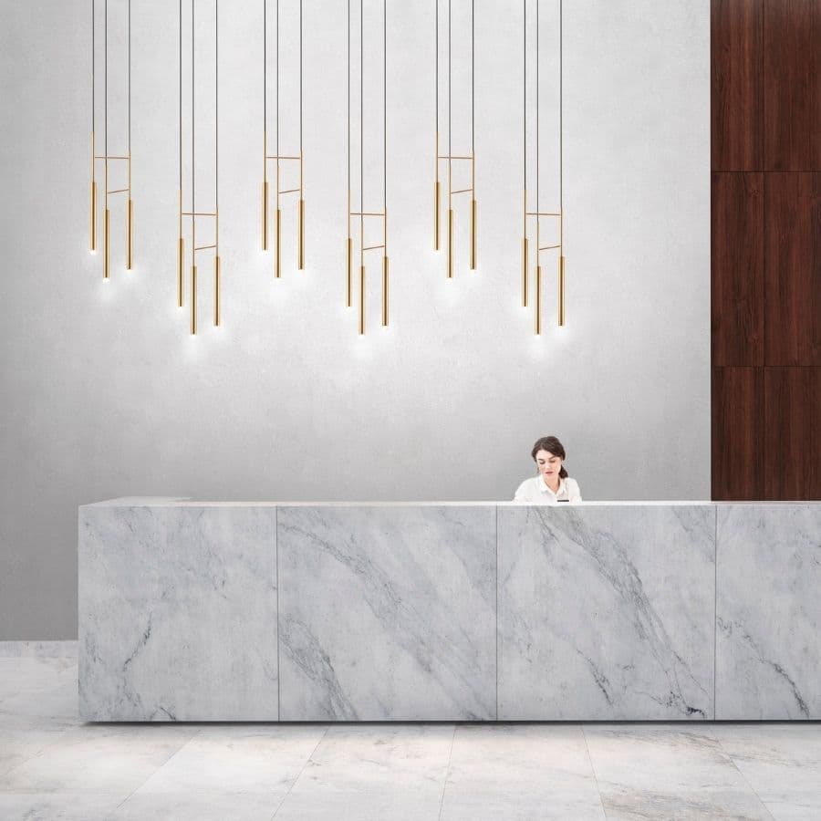 Candella 3 Light Pendant in Black-img-3