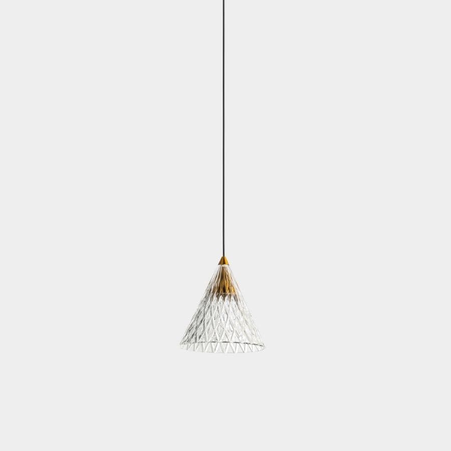 Carla 1 Light Pendant in Painted Gold & Polished Brass-img-2