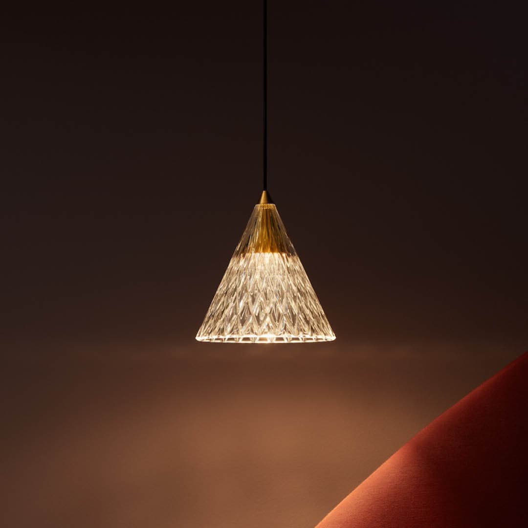 Carla 1 Light Pendant in Painted Gold & Polished Brass-img-3
