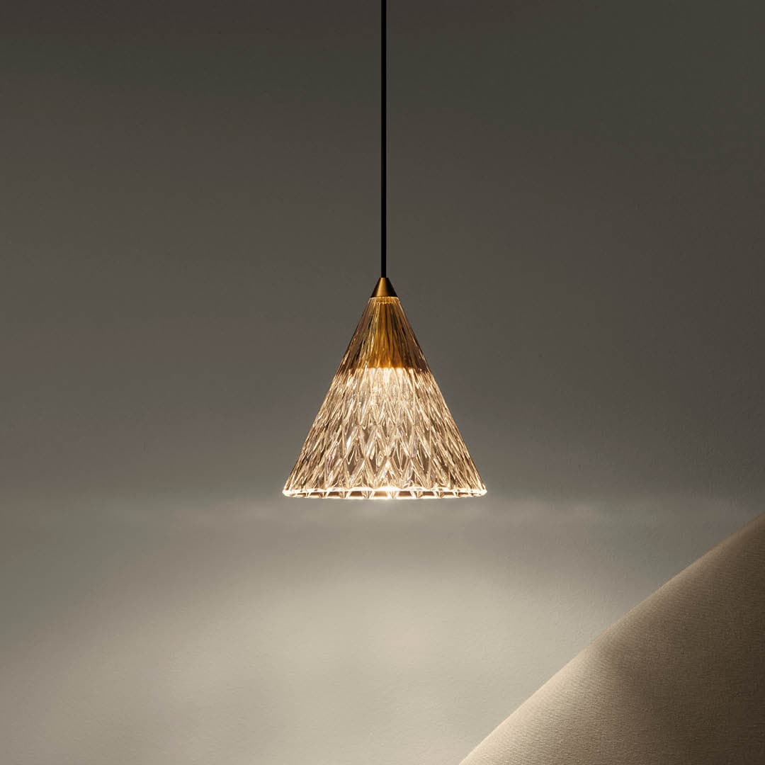 Carla 1 Light Pendant in Painted Gold & Polished Brass-img-4