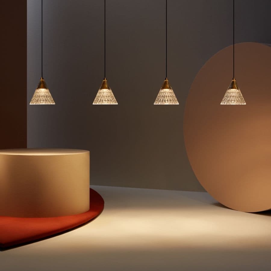 Carla 1 Light Pendant in Painted Gold & Polished Brass-img-7
