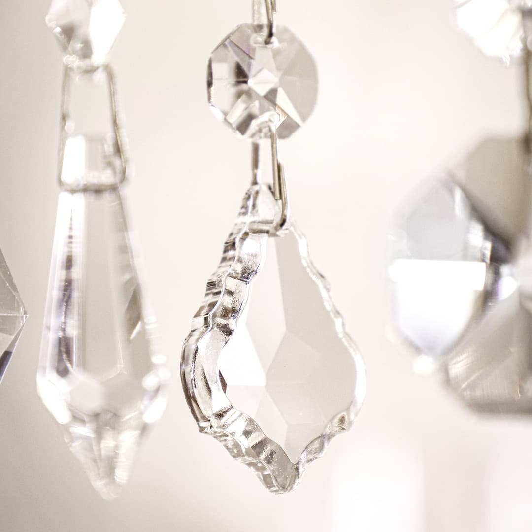 Cascata Crystal Rectangle Pendant in Gold-img-5