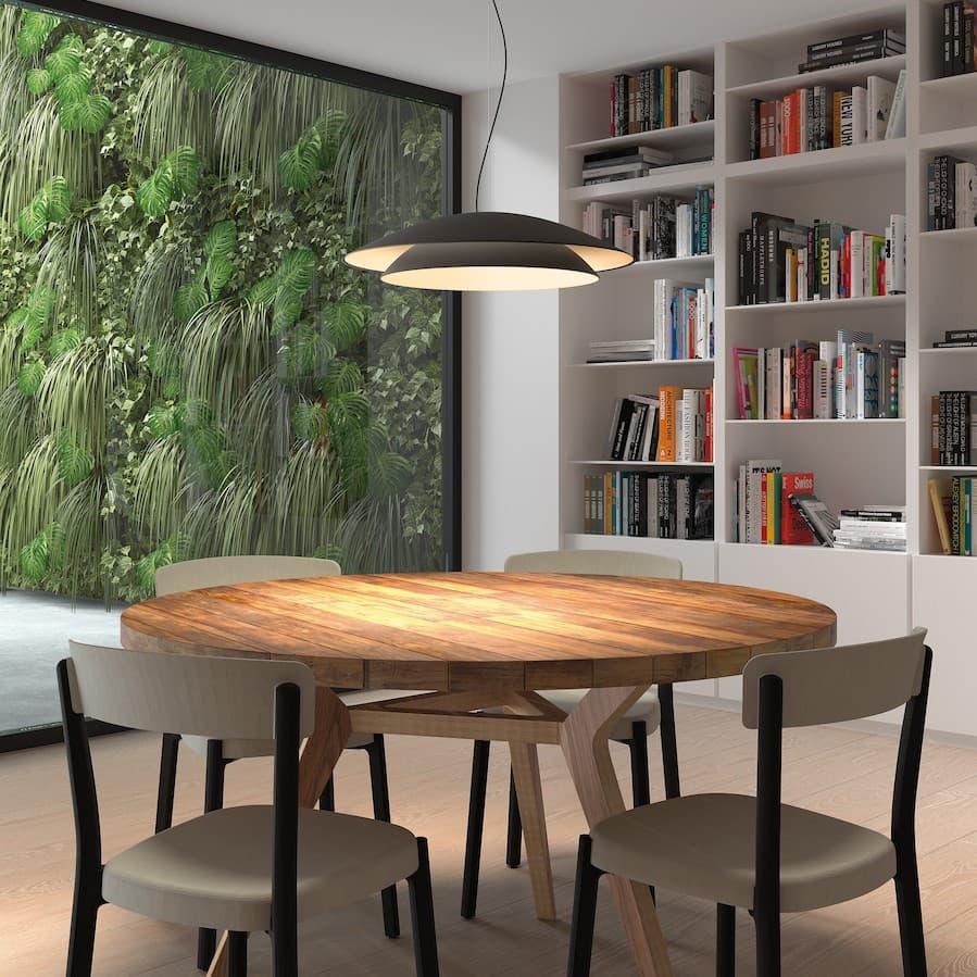 Pablo LED Pendant - 48cm in Black-img-1