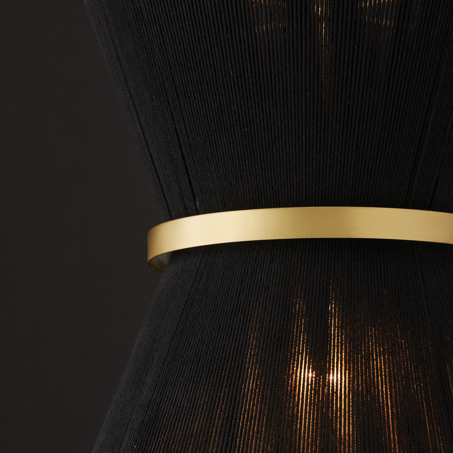 Fisher 1 Light Pendant in Black Rope-img-5