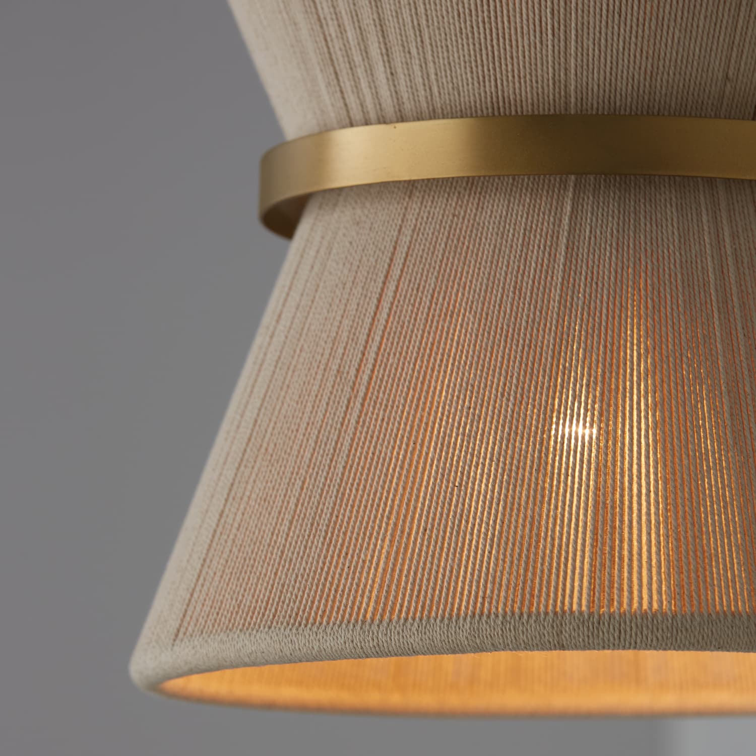 Fisher 1 Light Lantern in Bleached Rope-img-3