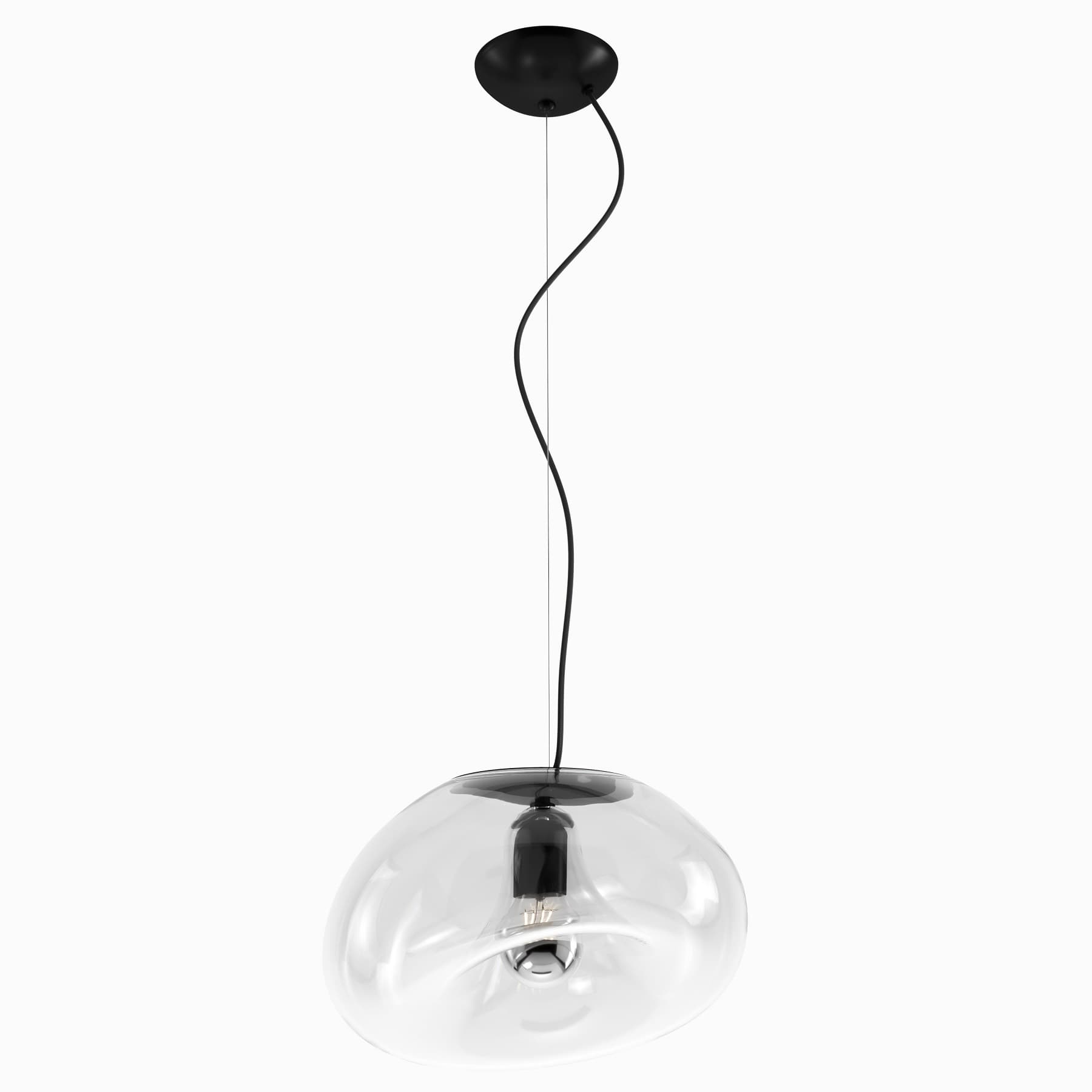 Lightbody Bold Pendant in Matte Black-img-2