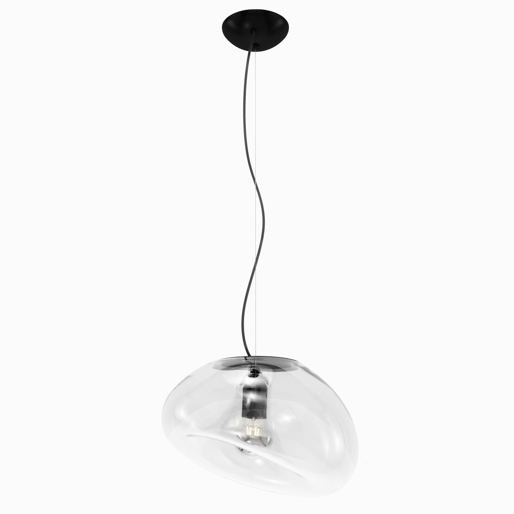 Lightbody Bold Pendant in Matte Black-img-3