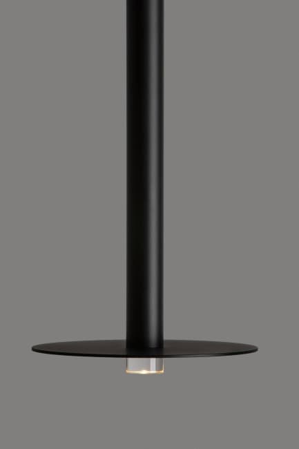 Candella Single LED Pendant - Surface in Black-img-2