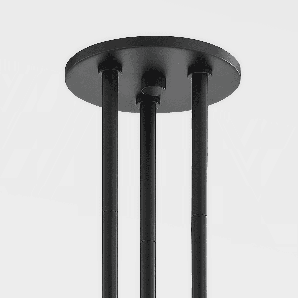 Klaus 6 Light Pendant in Patina Brass & Soft Black-img-4