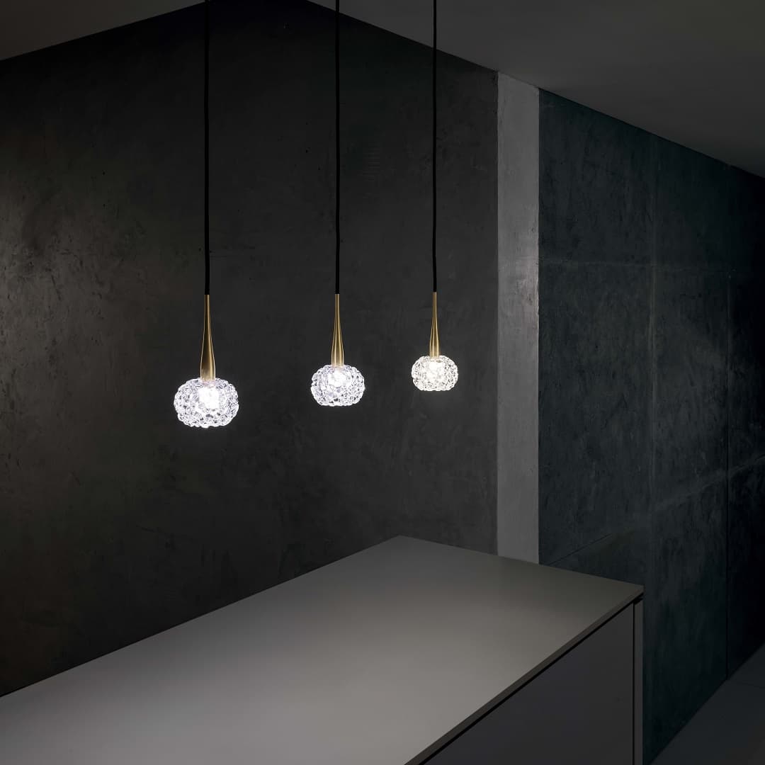 Chiara 1 Light Pendant in Brushed Gold-img-3