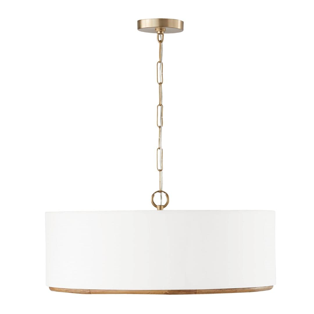 Daly 4 Light Pendant in Matte Brass-img-3