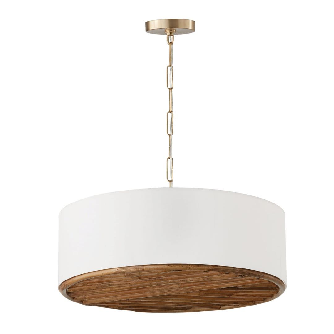 Daly 4 Light Pendant in Matte Brass-img-4