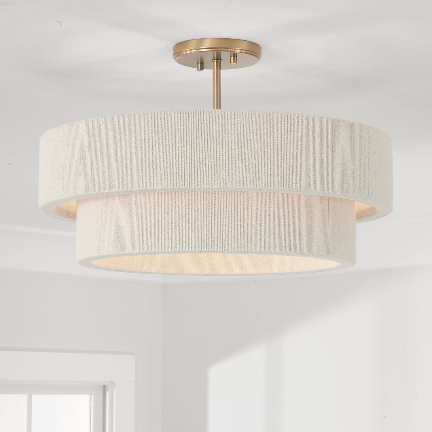 Timmering 4 Light Pendant - Small in Matte Brass-img-2