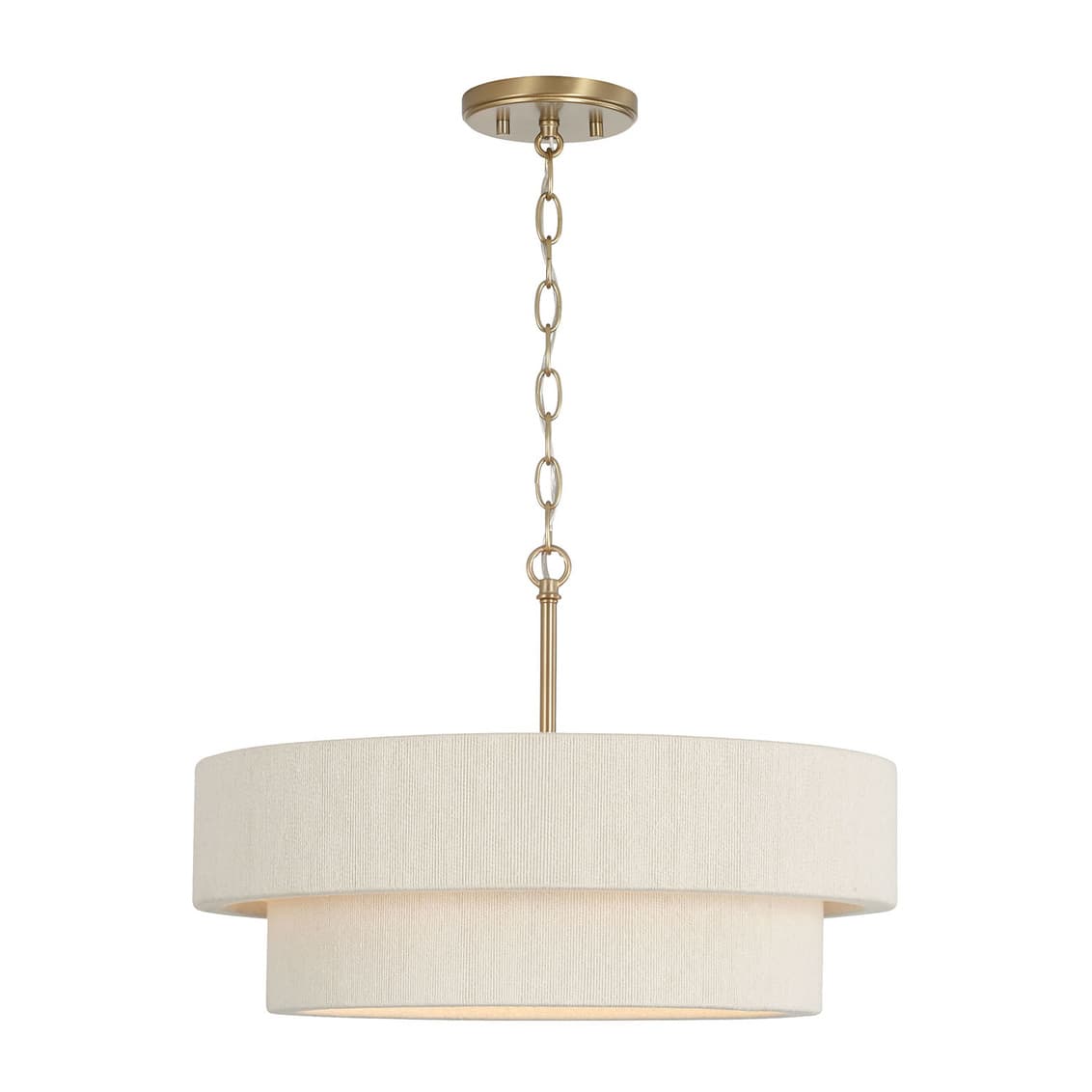 Timmering 4 Light Pendant - Small in Matte Brass-img-3