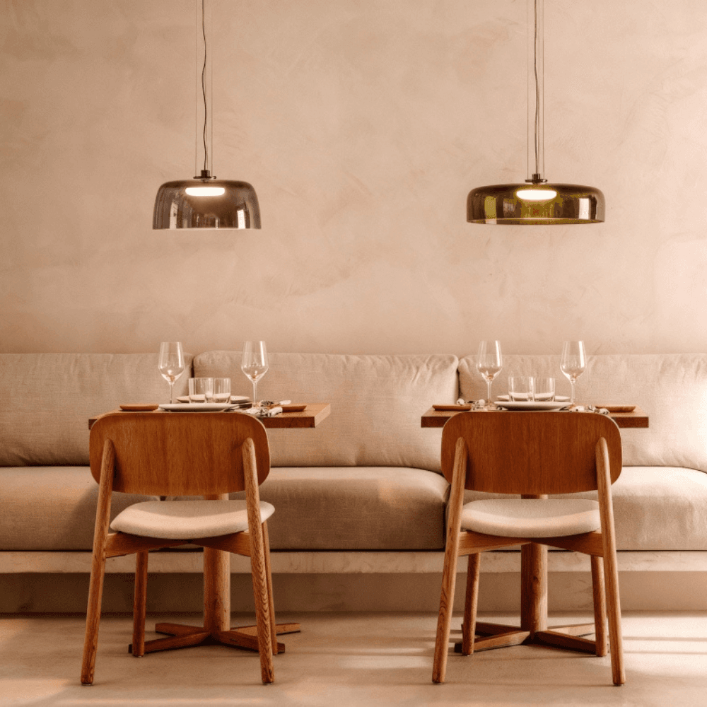 Lark 1 Shade Pendant - 42 cm in Fume-img-2