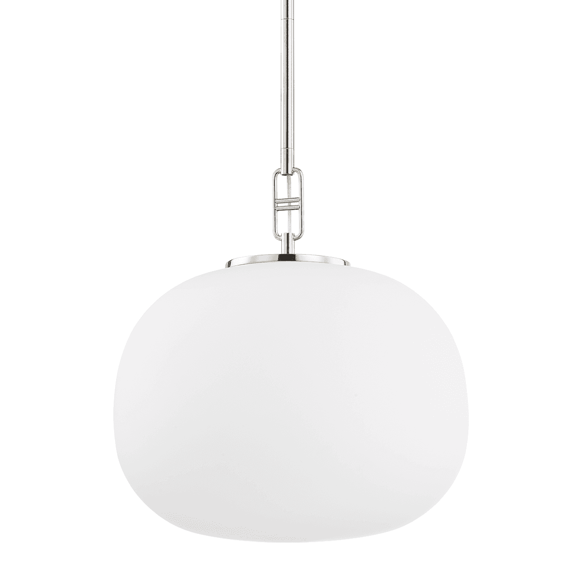 Finlay 1 Light Pendant - Large in Polished Nickel-img-3