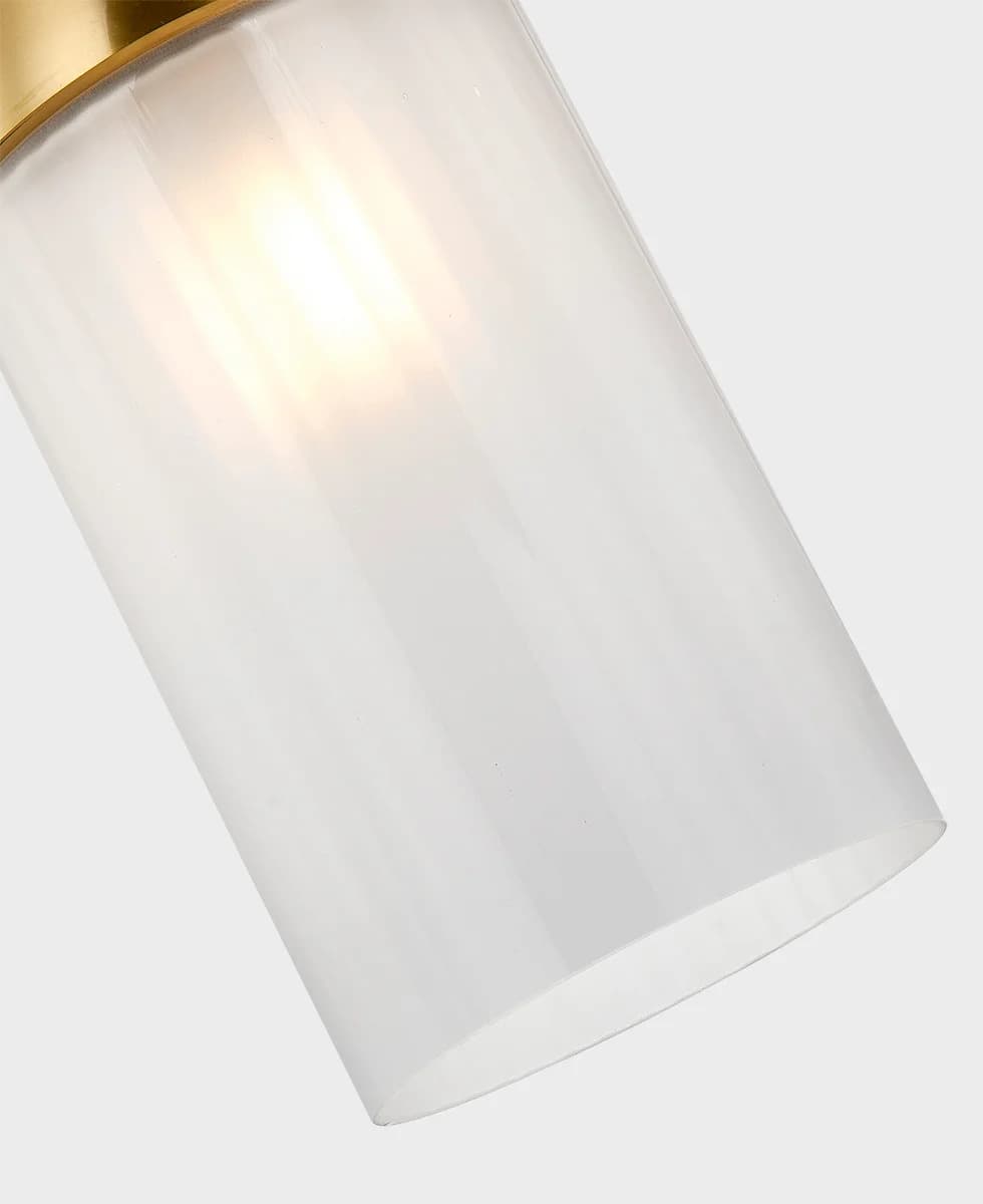 Lumi 1 Light Pendant in Aged Brass-img-2