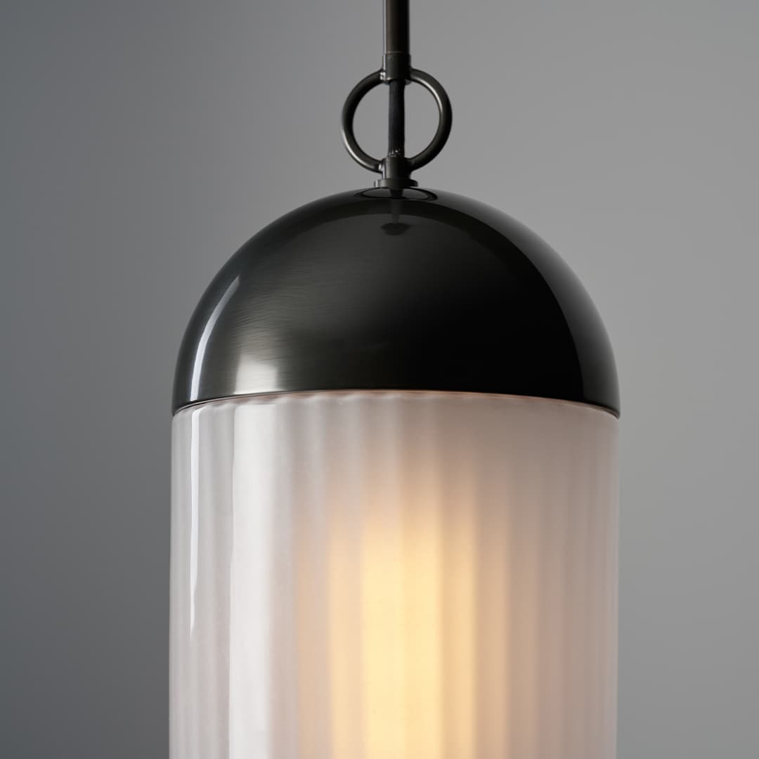 Lumi 1 Light Pendant in Old Bronze-img-2