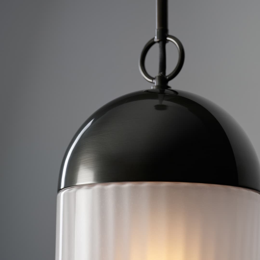 Lumi 1 Light Pendant in Old Bronze-img-4