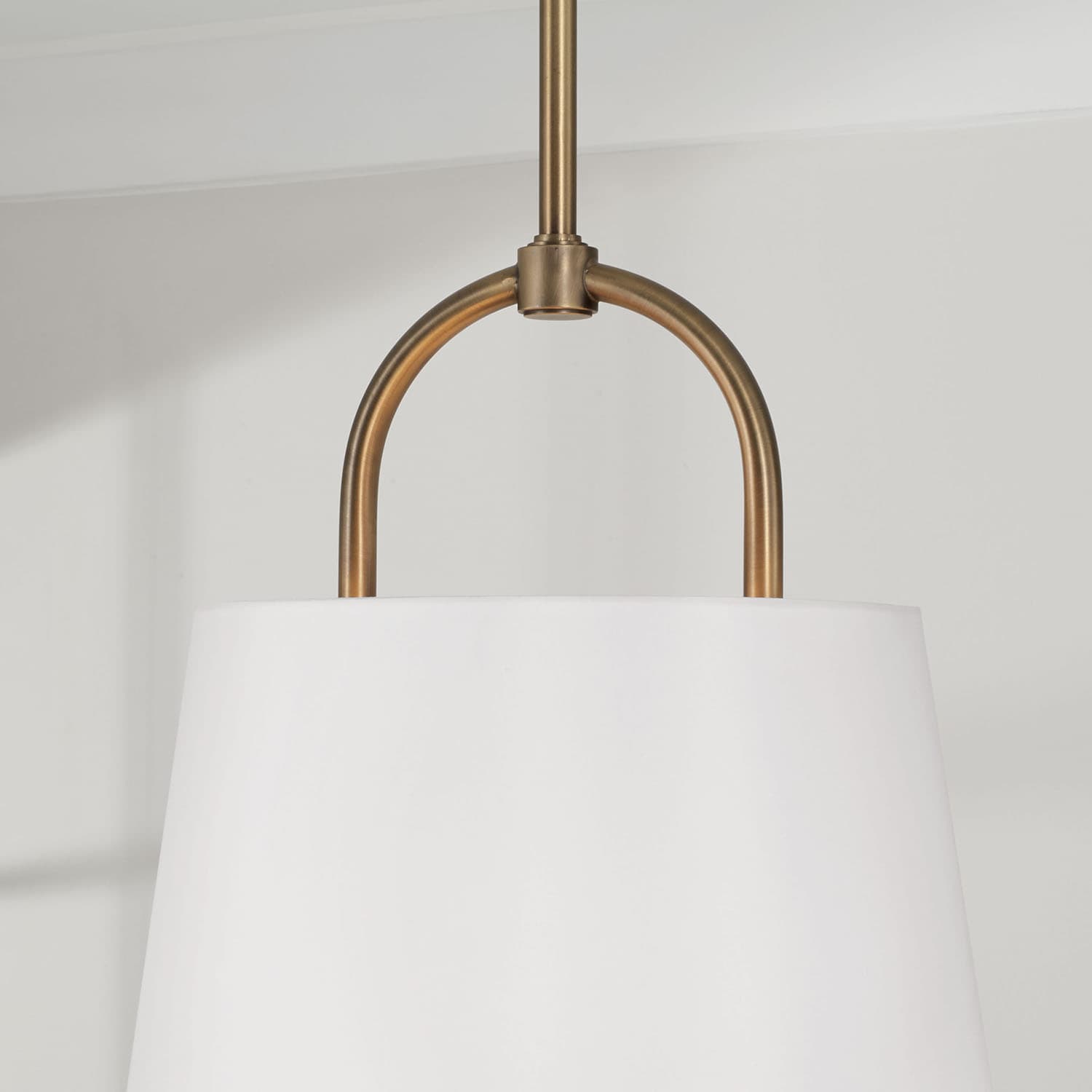 Winnie 1 Light Pendant - Large in Aged Brass-img-2
