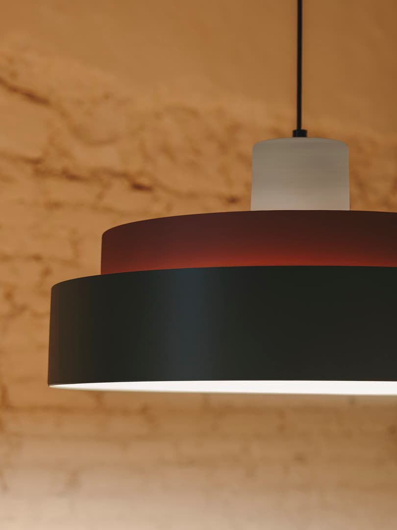 Kepos 1 Light Pendant - Large in Multicolour-img-2