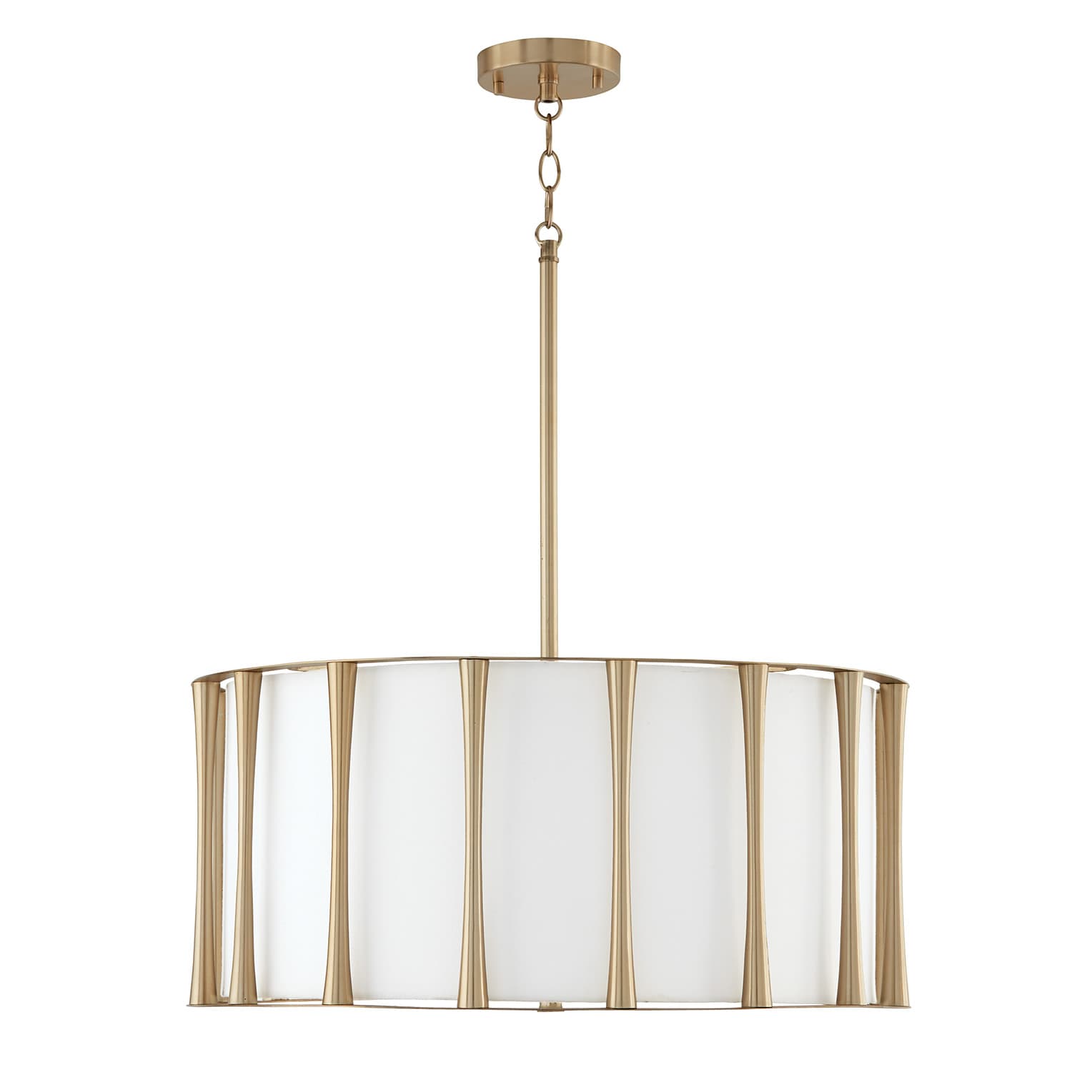 Bridge 4 Light Pendant In Matte Brass-img-2