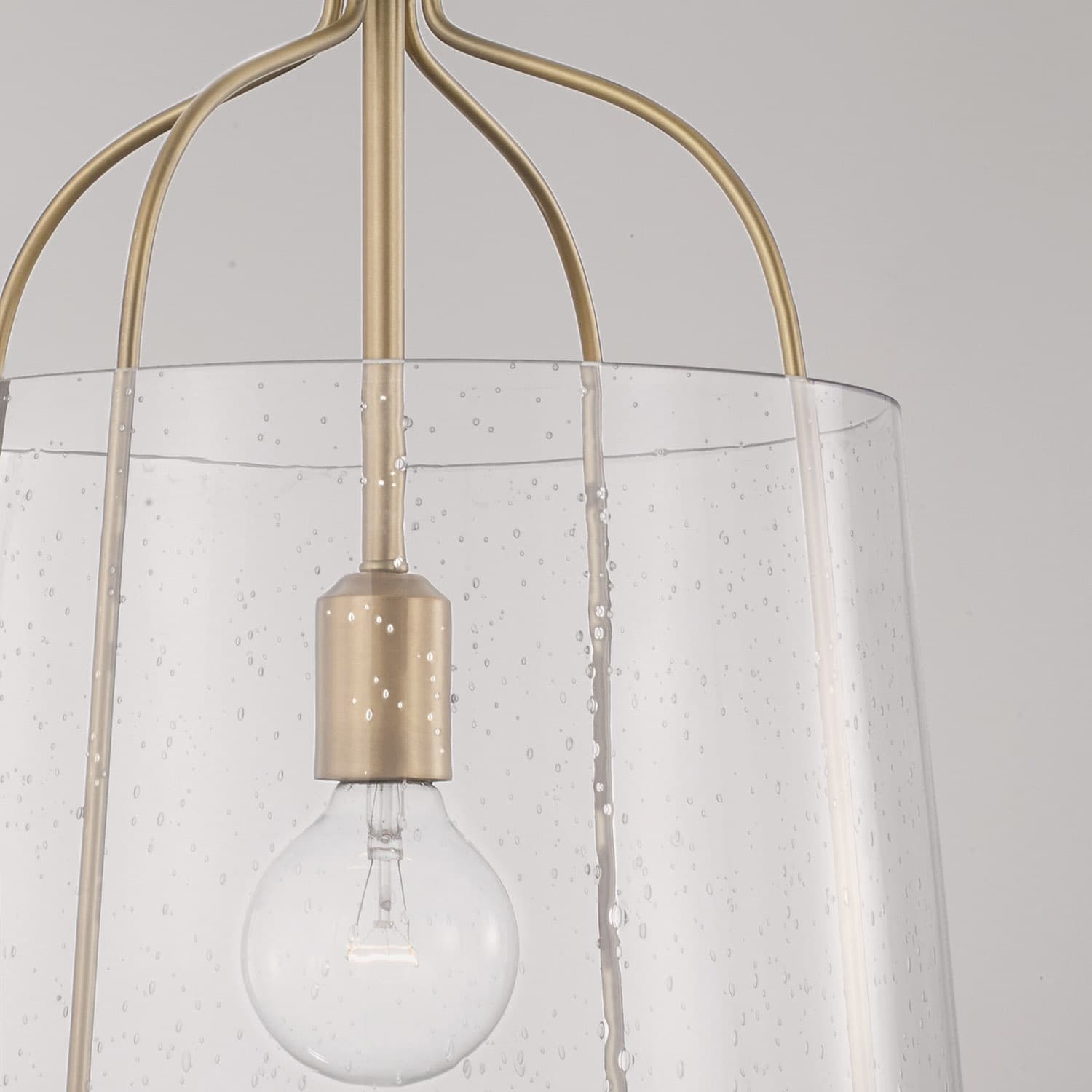 Acer 1 Light Pendant in Aged Brass-img-4