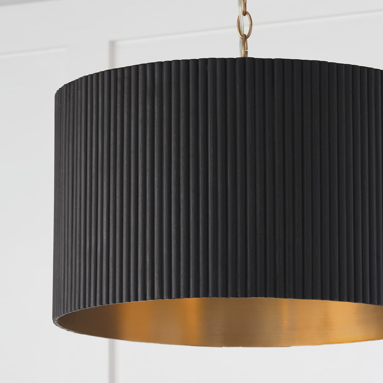Cody 3 Light Pendant In Black Stain & Matte Brass-img-3