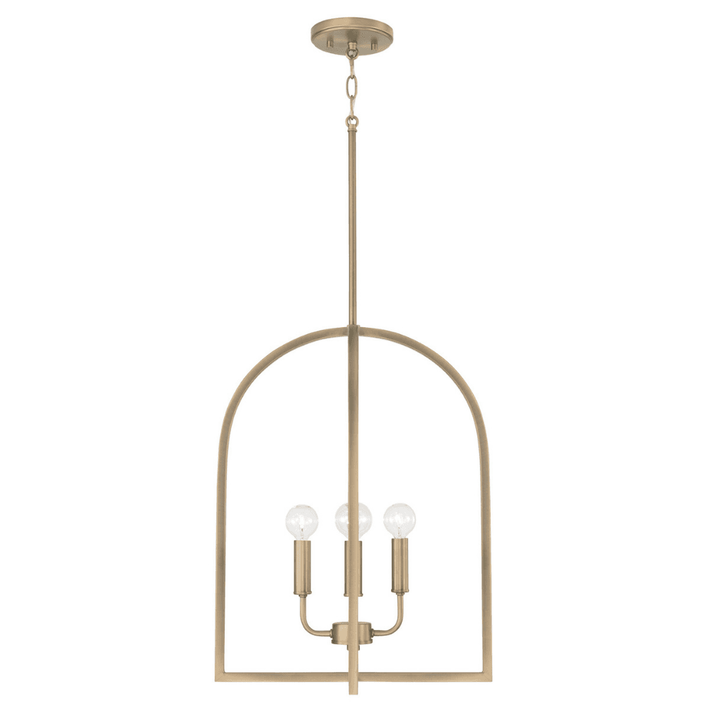 Brianna 4 Light Pendant in Aged Brass-img-2