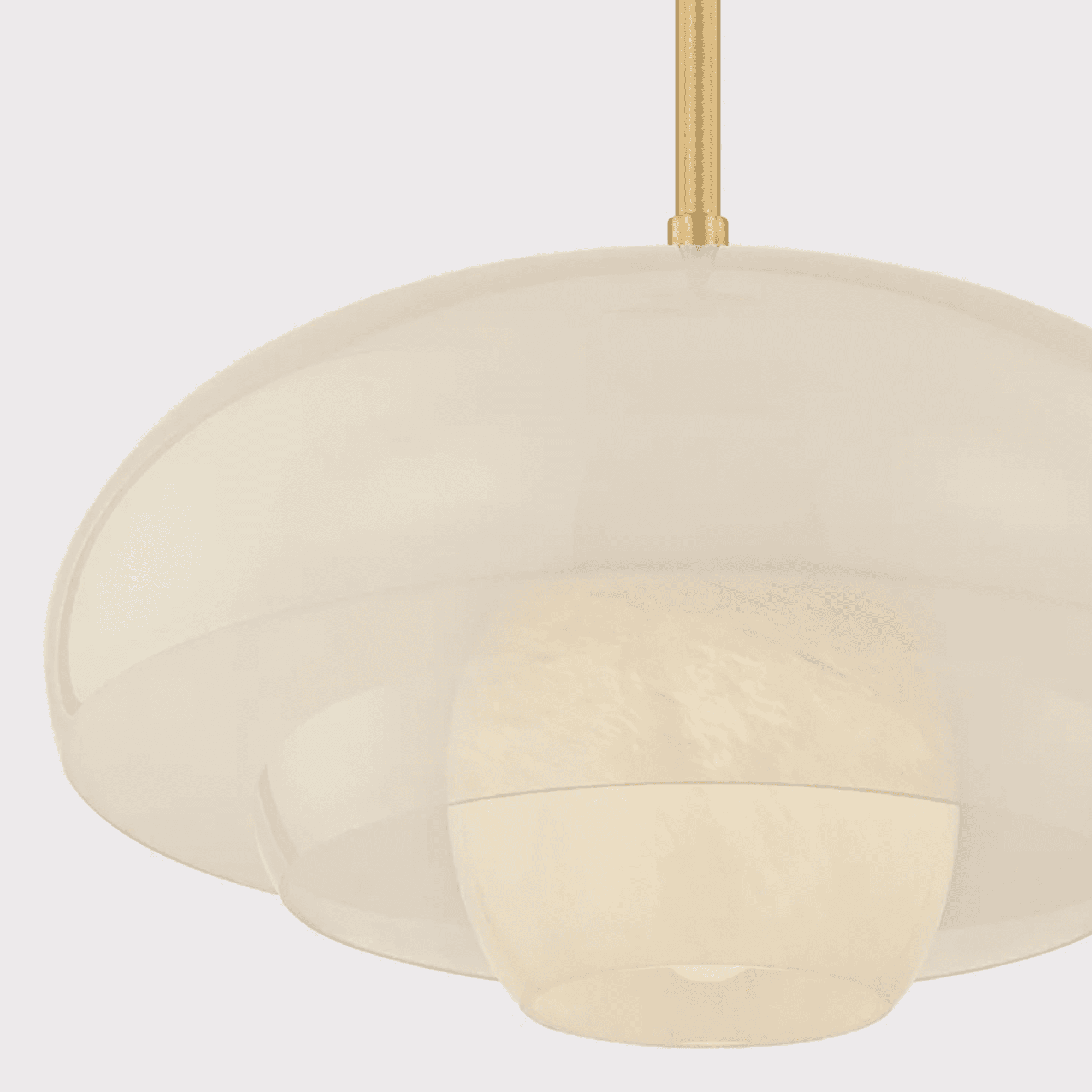 Farah 1 Light Pendant in Aged Brass-img-2