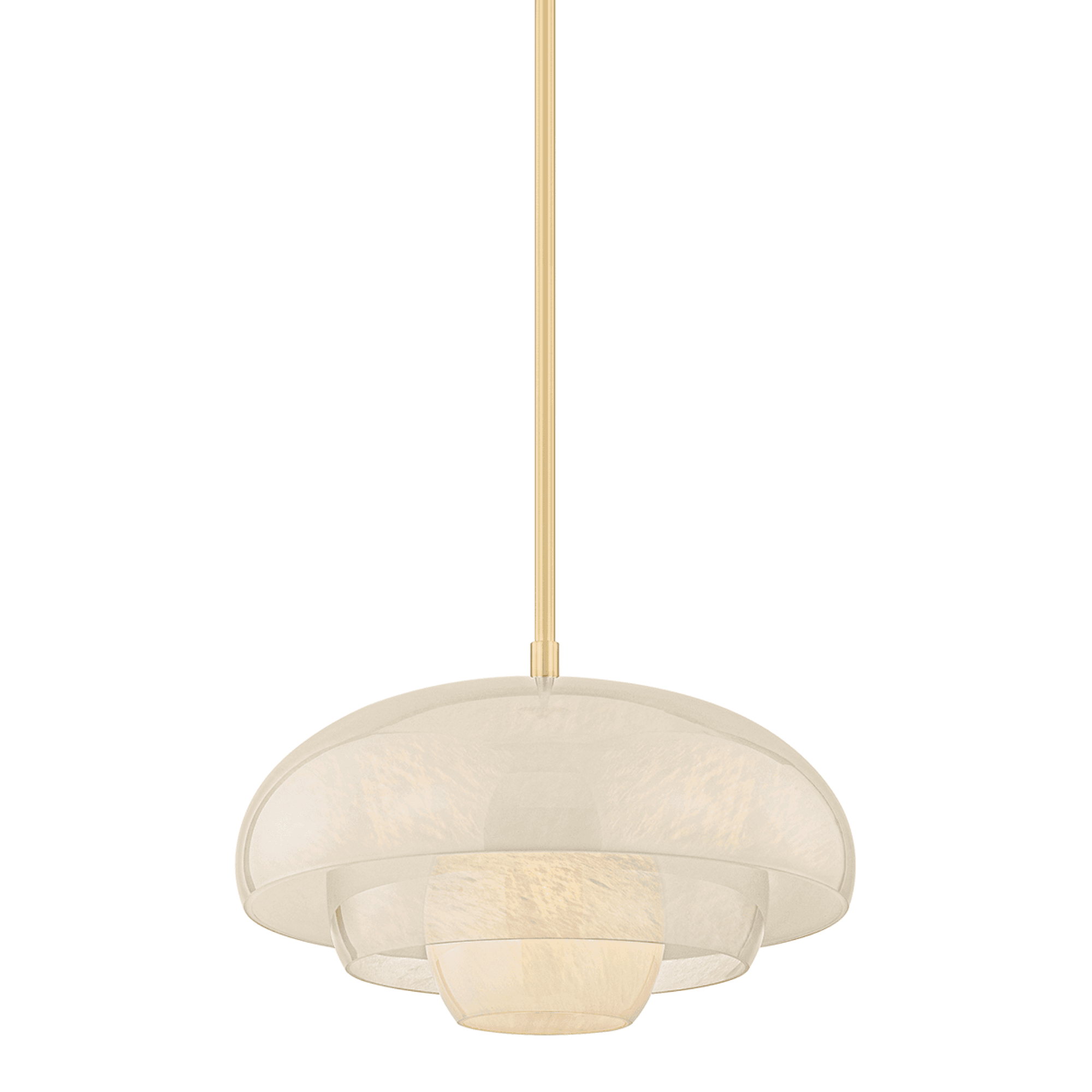 Farah 1 Light Pendant in Aged Brass-img-4