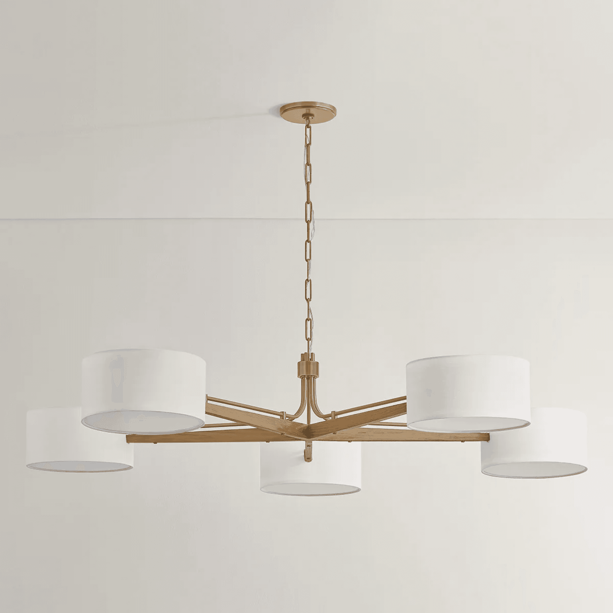 Sage 5 Light Pendant in Patina Brass-img-1