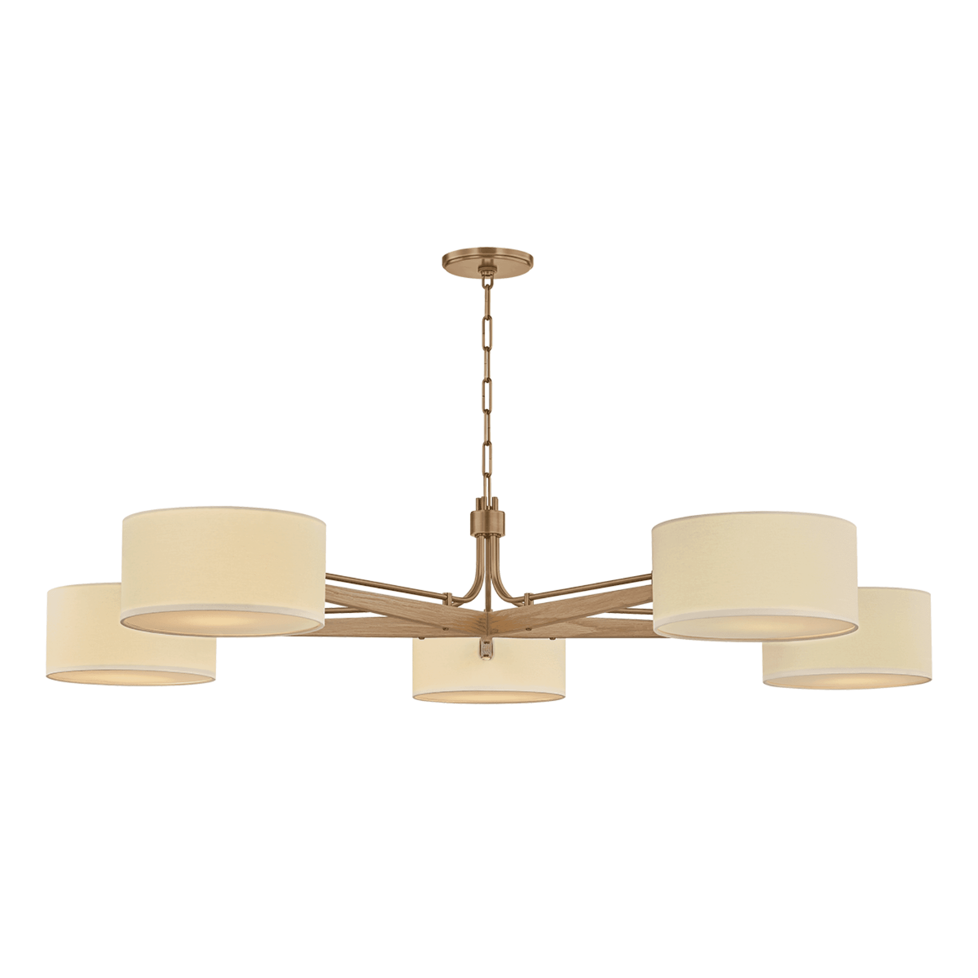Sage 5 Light Pendant in Patina Brass-img-2