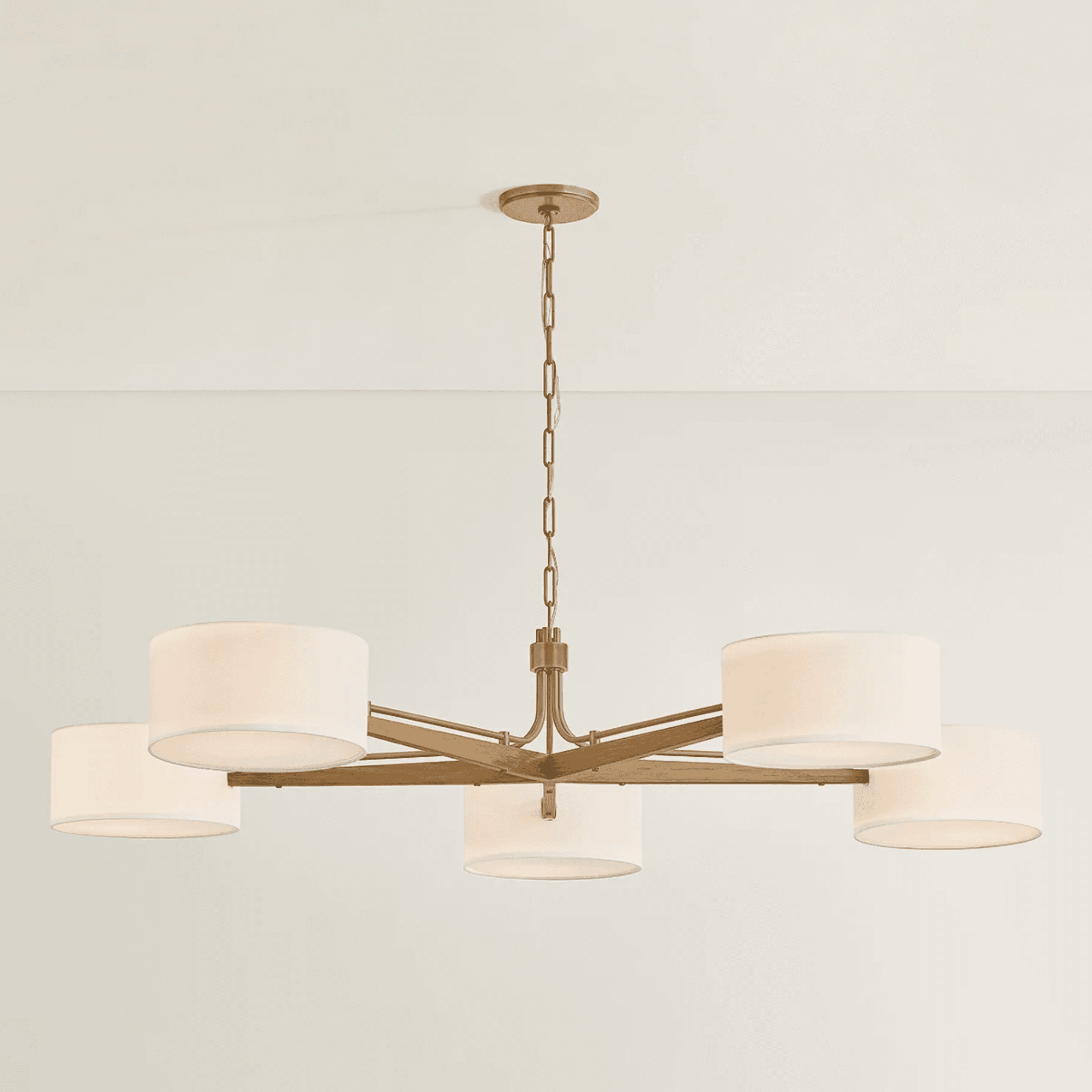Sage 5 Light Pendant in Patina Brass-img-3