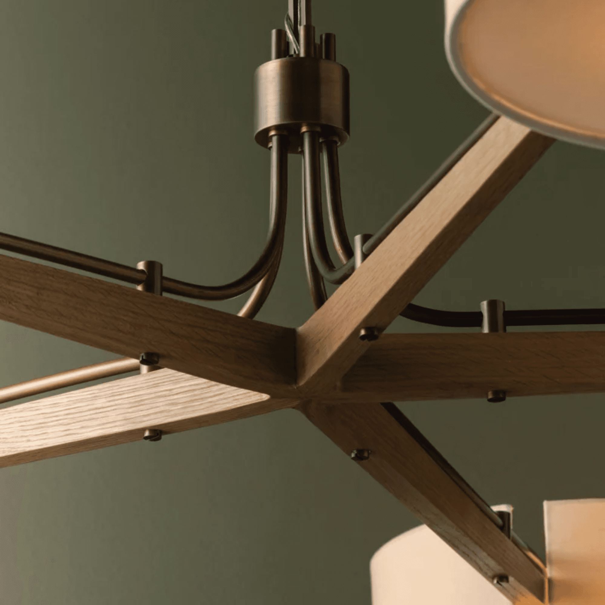 Sage 5 Light Pendant in Patina Brass-img-6
