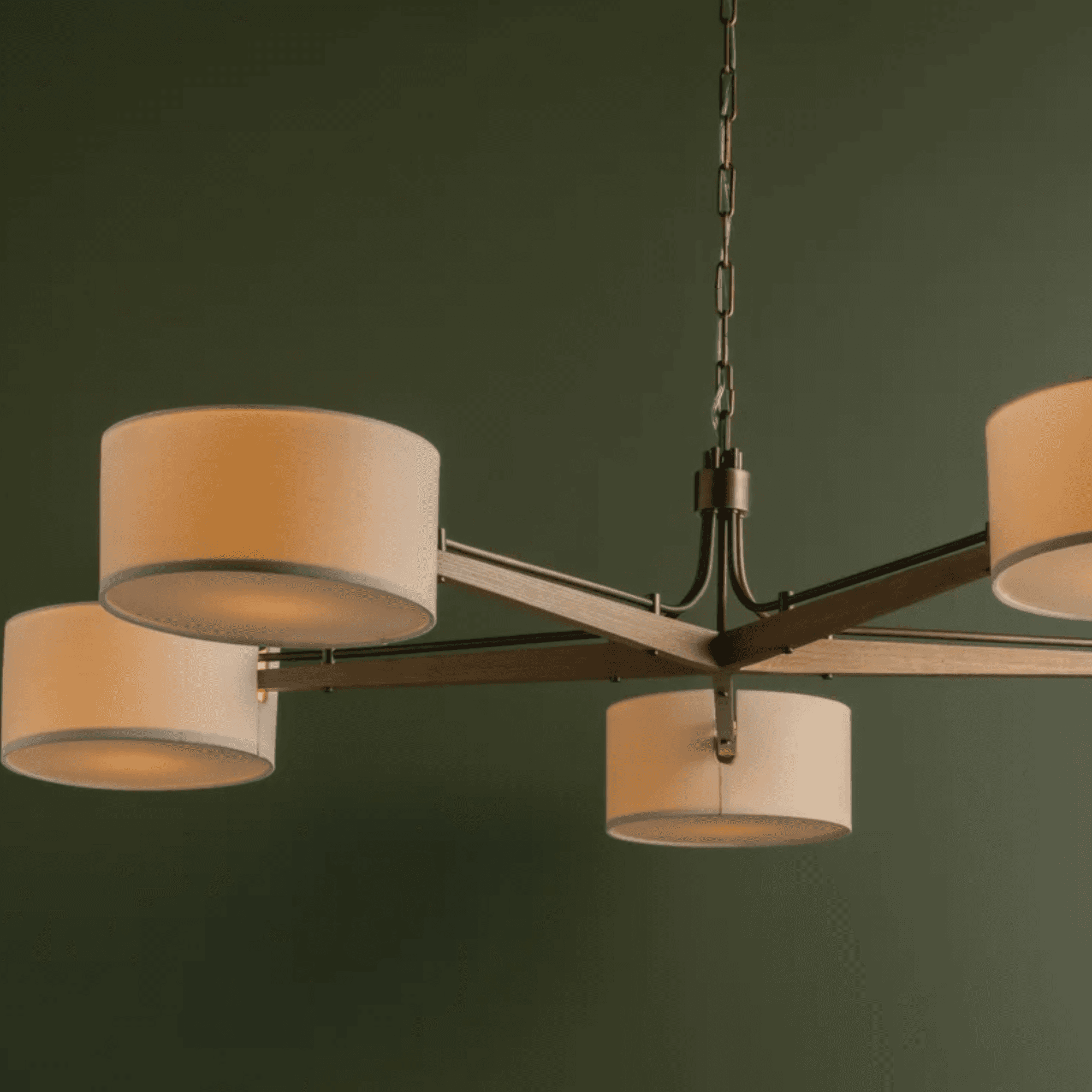 Sage 5 Light Pendant in Patina Brass-img-7
