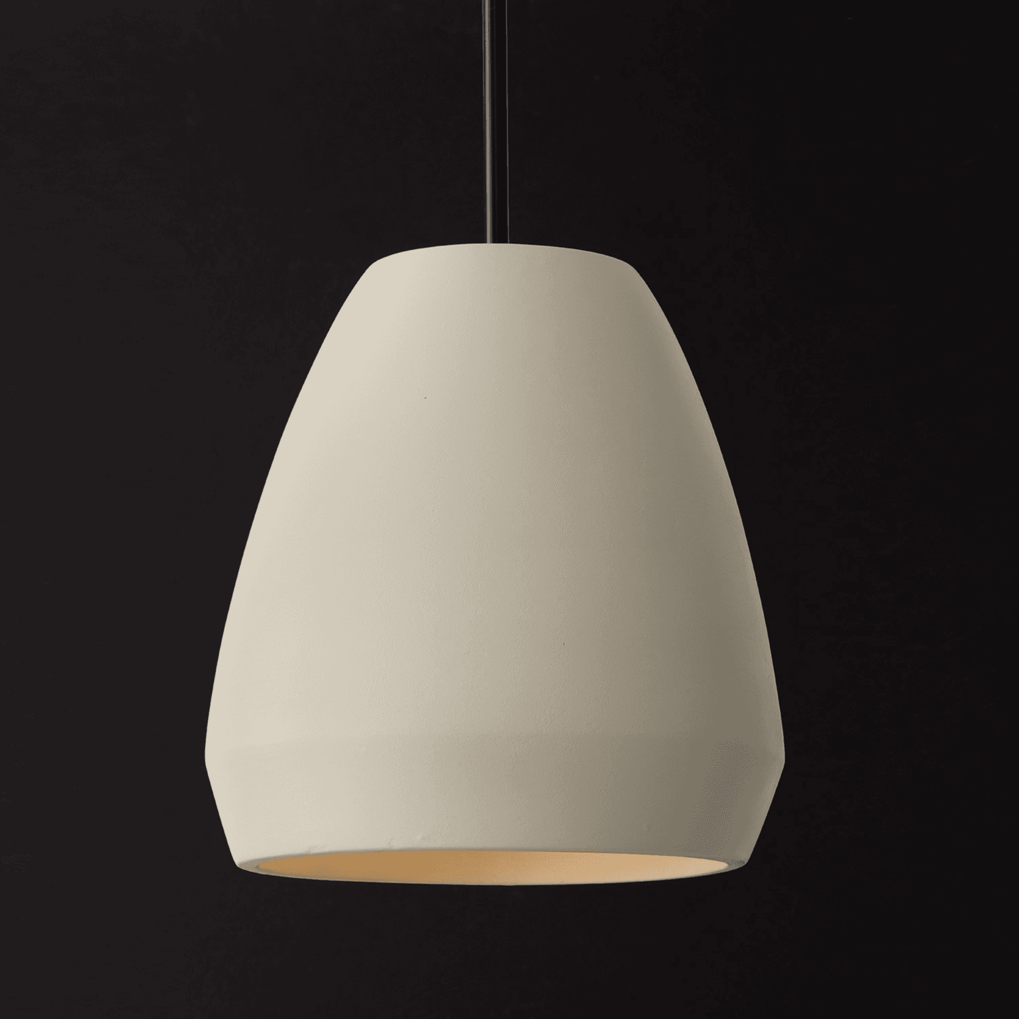 Earth 1 Light Pendant in Terracotta Ivory-img-4