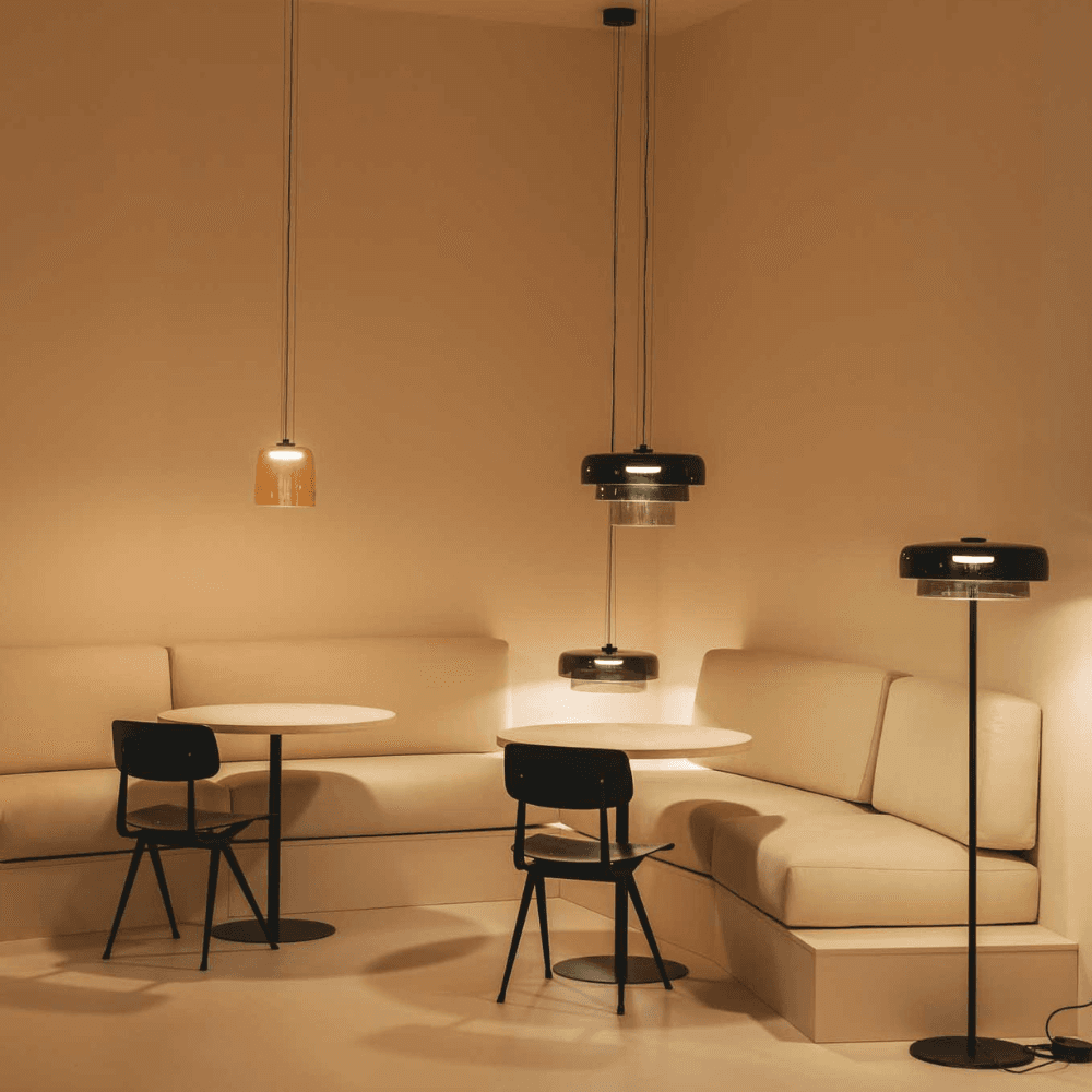 Lark 3 Shade Pendant - 42 cm in Fume-img-4