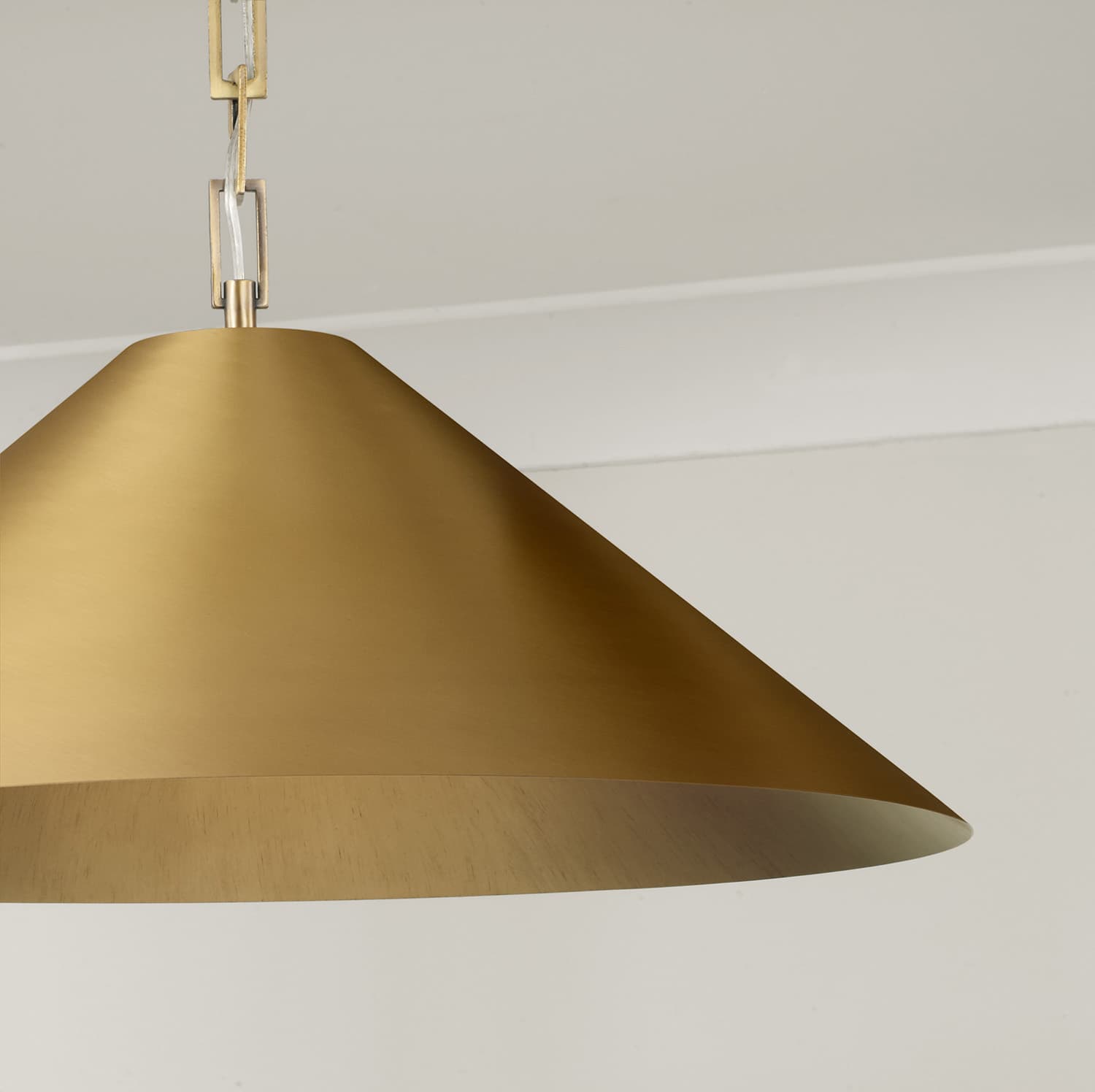 Fora 1 Light Pendant in Aged Brass-img-2