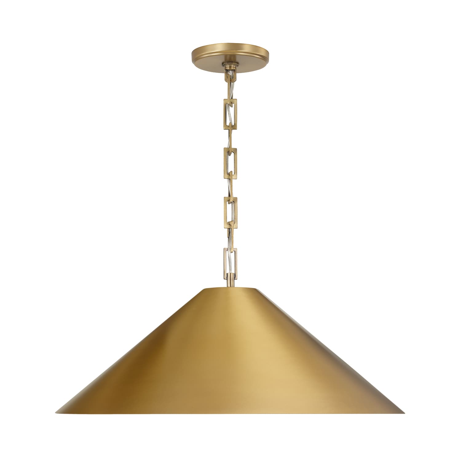 Fora 1 Light Pendant in Aged Brass-img-4