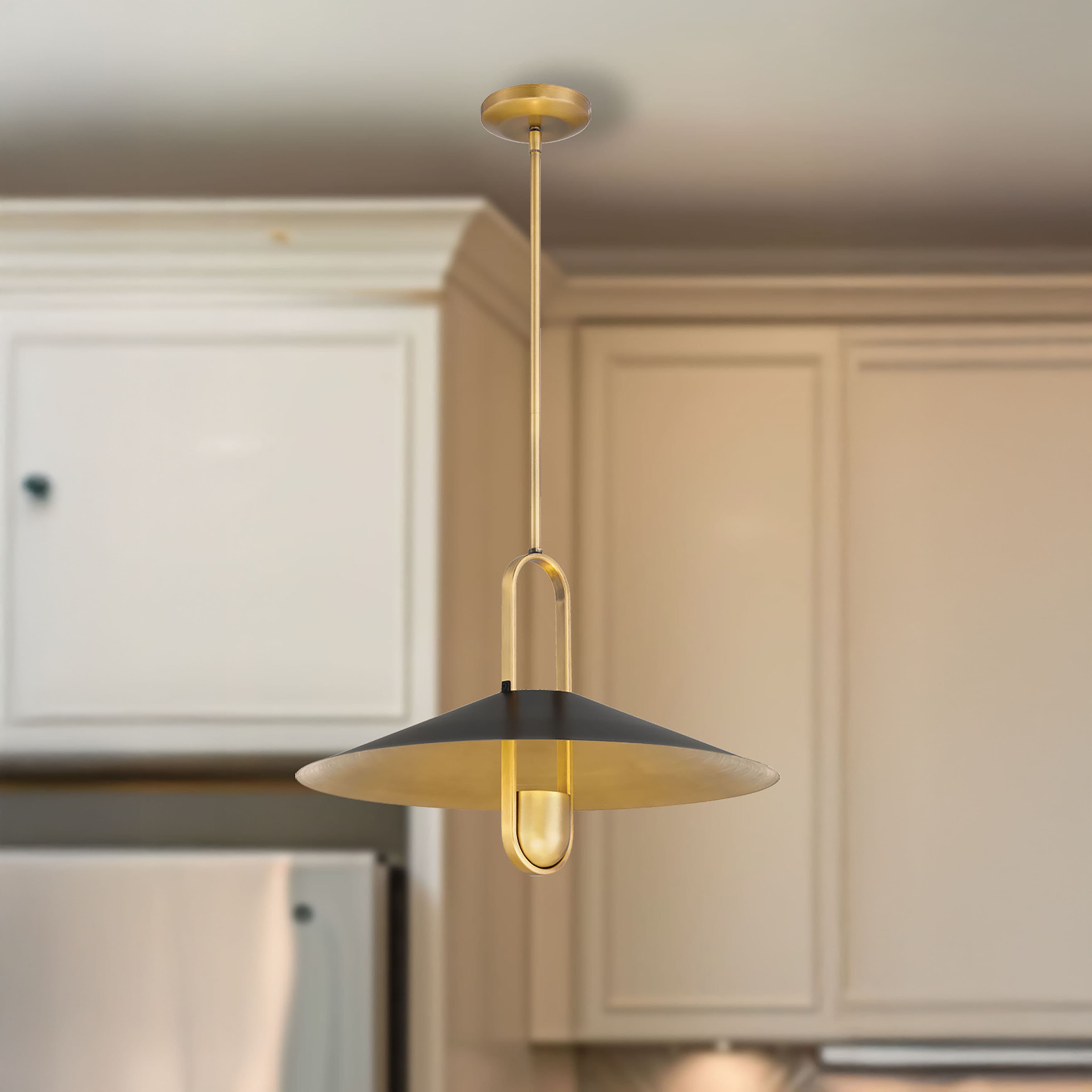 Lauren 1 Light Pendant in Legacy Brass-img-1