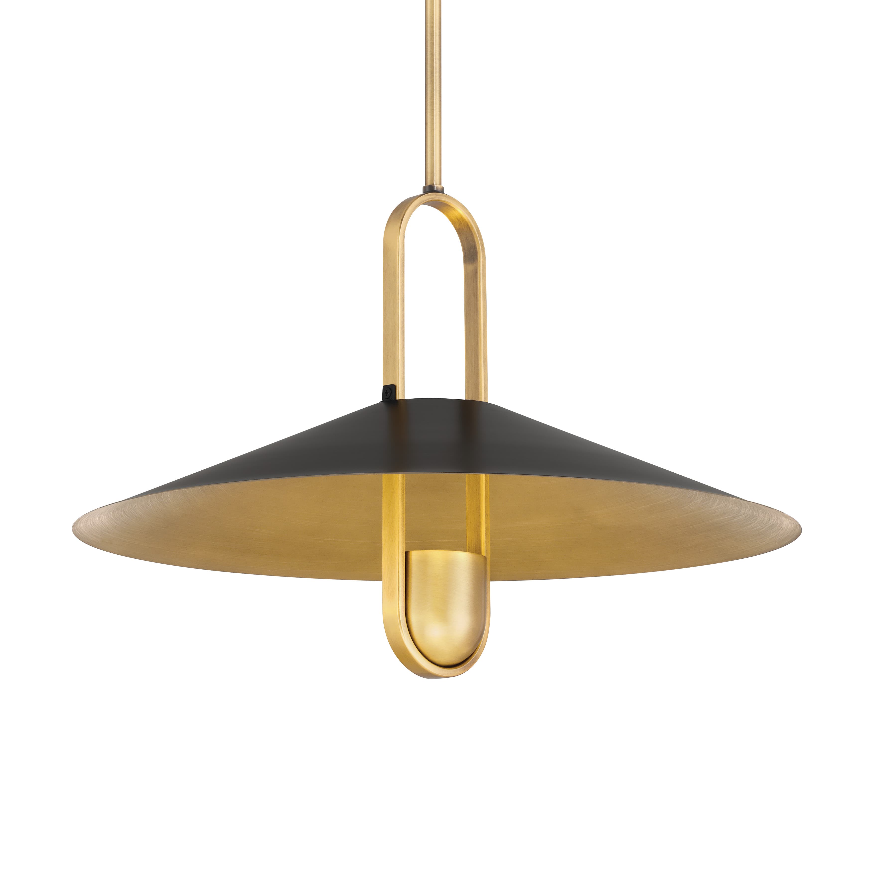 Lauren 1 Light Pendant in Legacy Brass-img-2