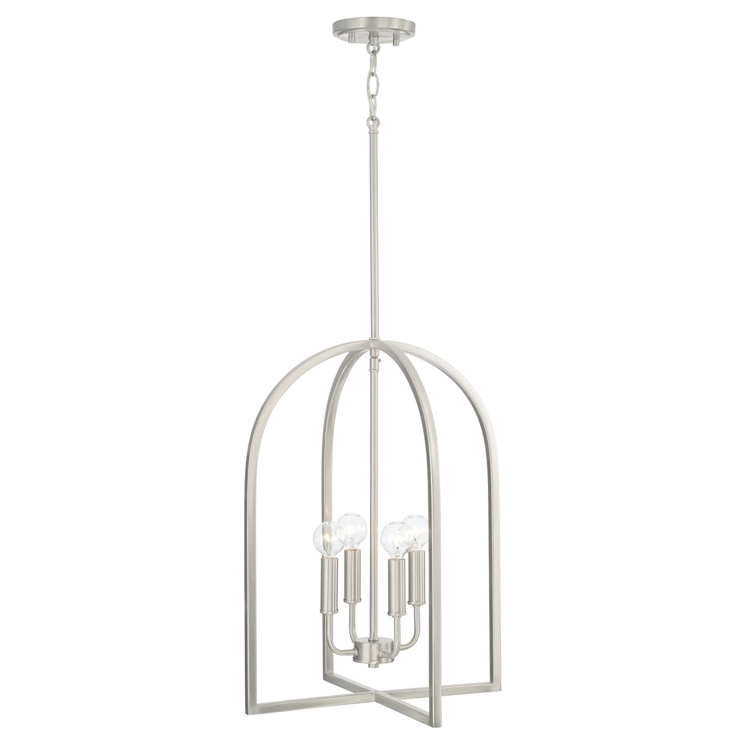 Brianna 4 LIght Pendant in Brushed Nickel-img-2