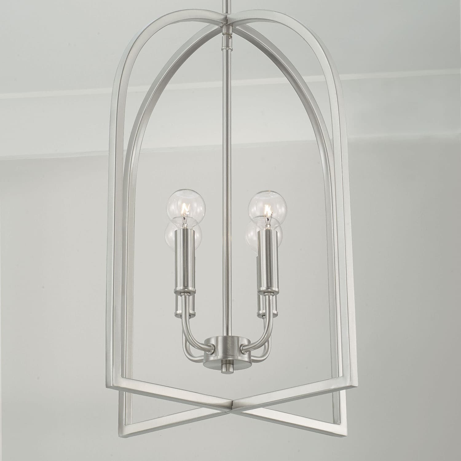 Brianna 4 LIght Pendant in Brushed Nickel-img-4