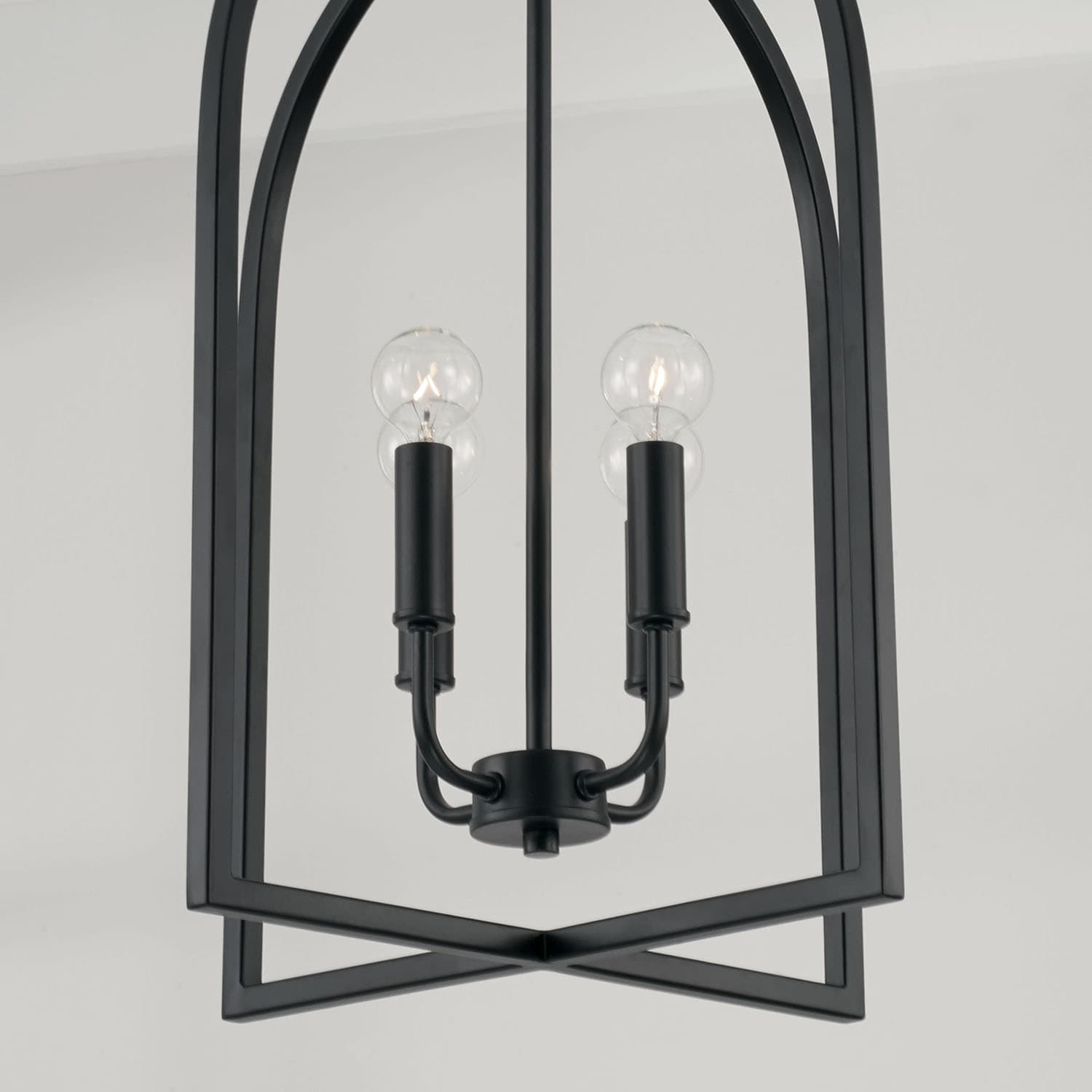 Brianna 4 Light Pendant in Matte Black-img-2